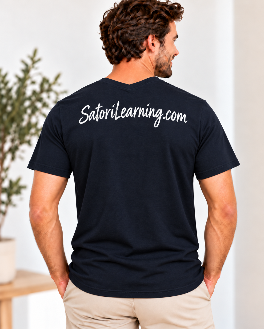 SAMA "It's What We Do" V-Neck T-Shirt – Black - Image 4
