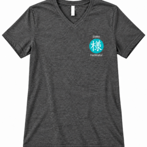 SAMA Facilitator V-Neck T-Shirt – Heather Gray