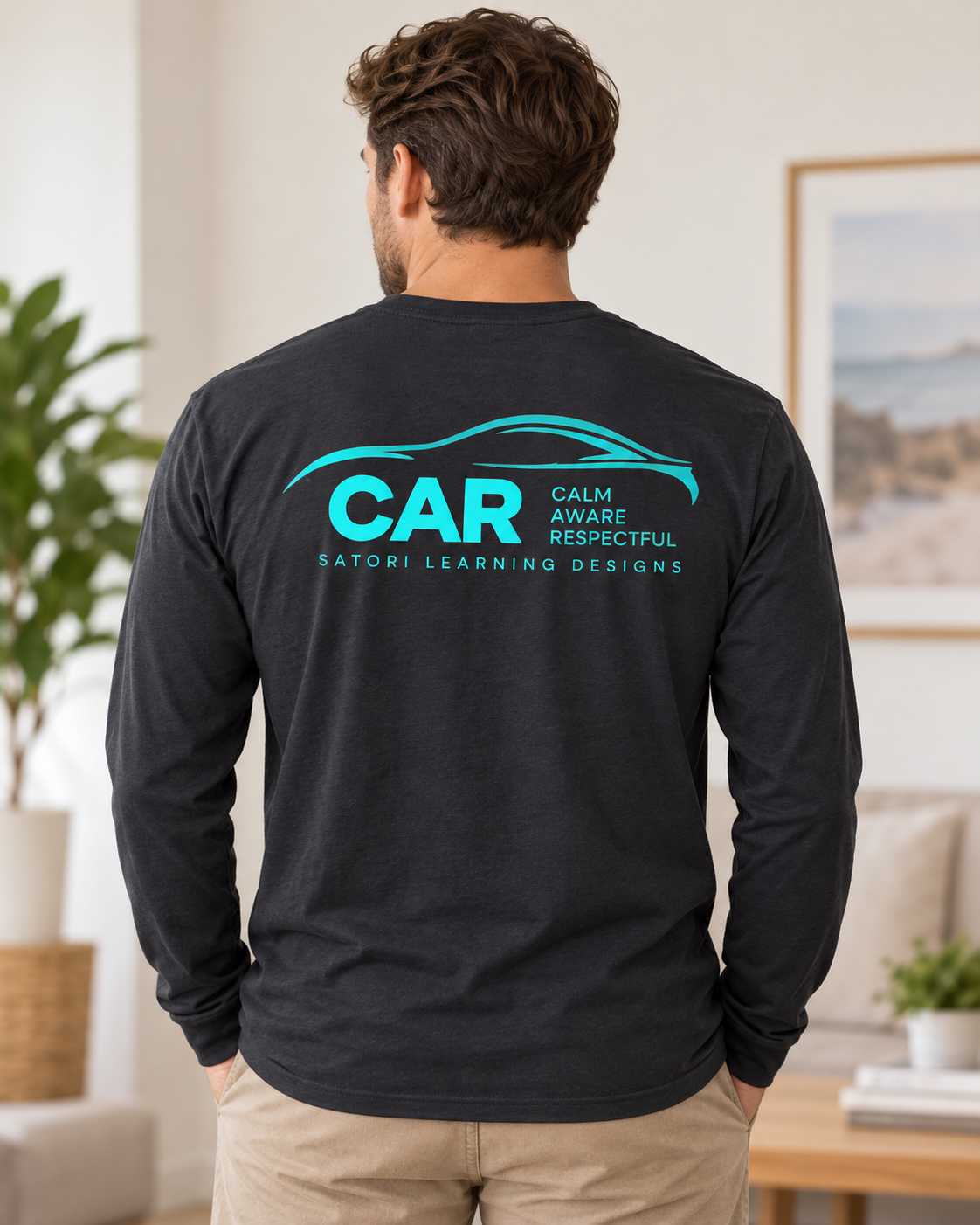 SAMA Facilitator CAR Long-Sleeve T-Shirt – Black - Image 4